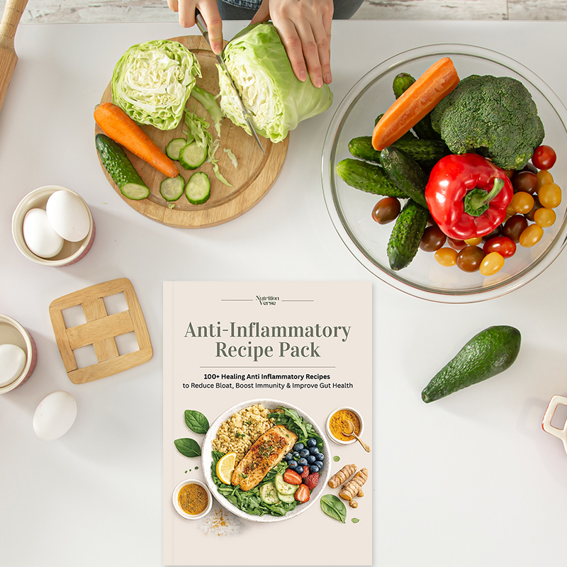 Home Improvement Books - 1pcs Anti-Inflammatory Recipe Book Wholesome Gut-Healing