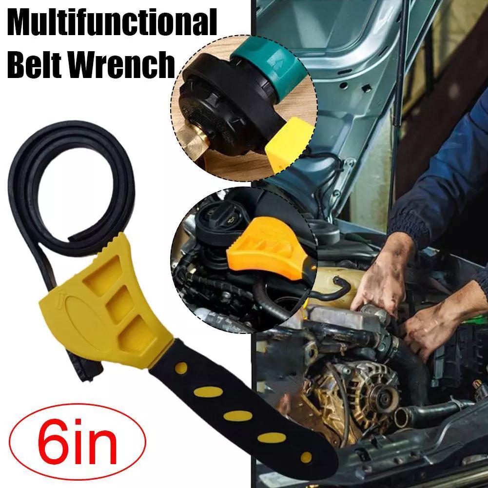 Pipe Wrench Adjustable - Multifunctional Belt Wrench Adjustable Rubber Strap
