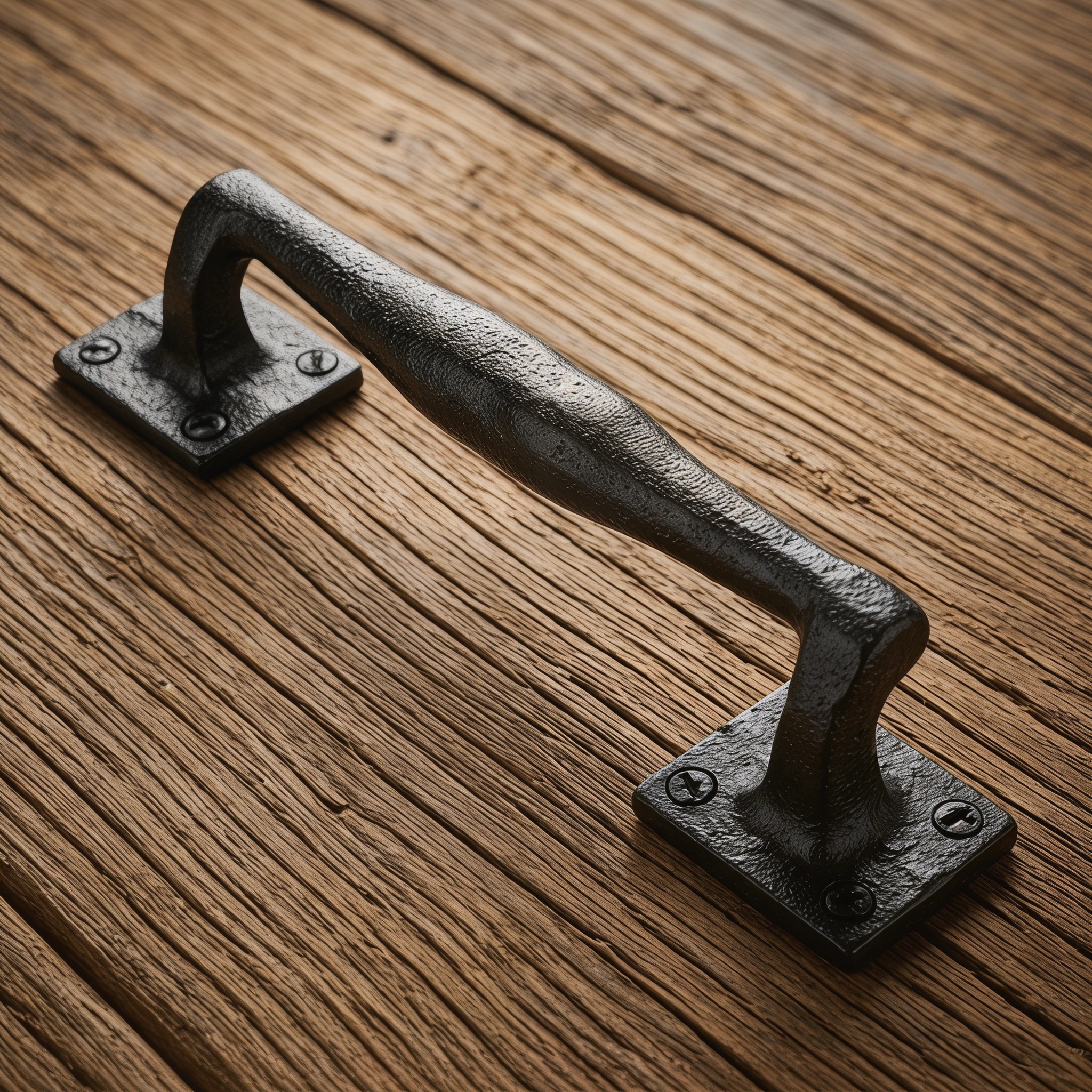 Home Improvement Cast - Vintage Cast Iron Door Handle for