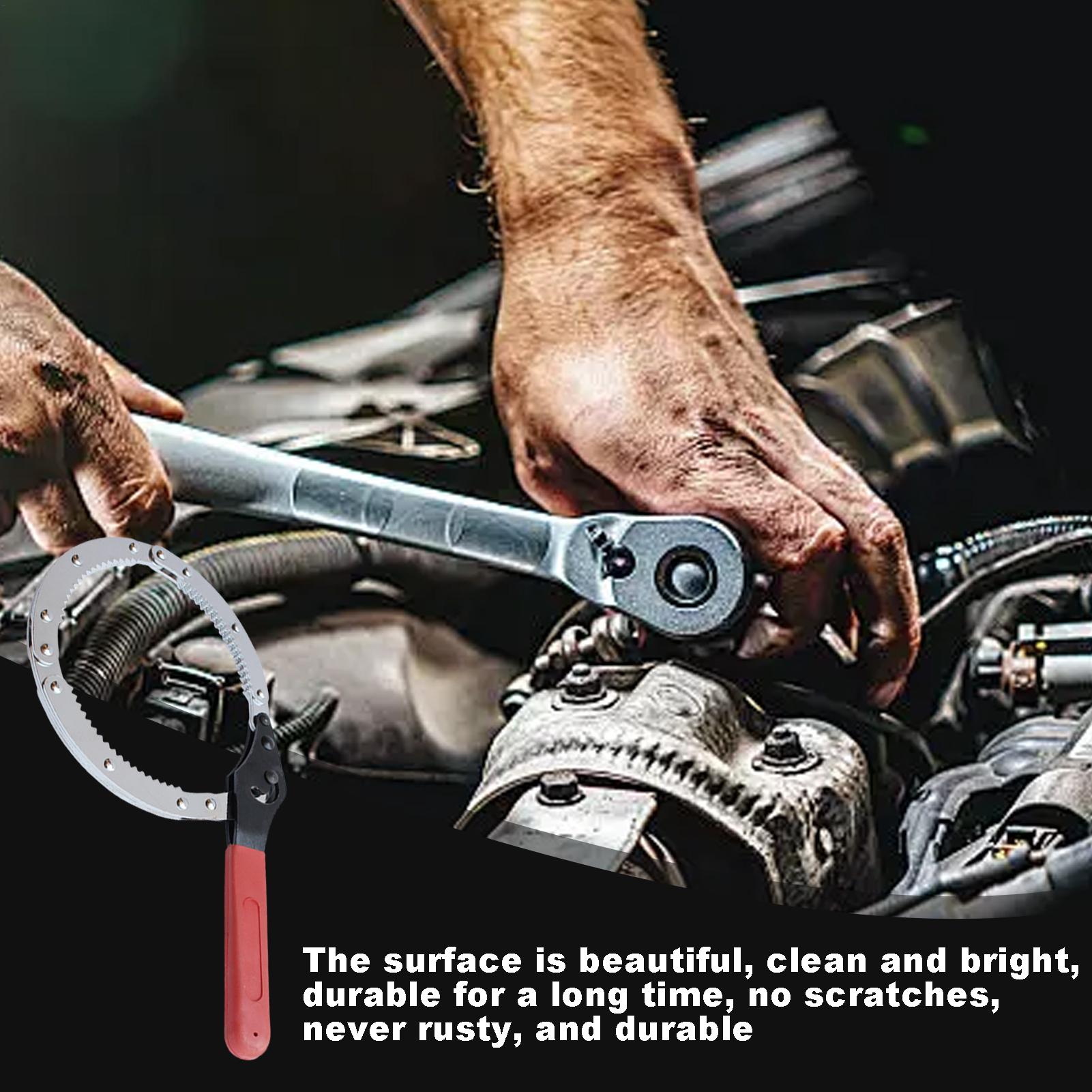 Chain Oil Filter Wrench Adjust - Pipe Wrench Adjustable 评论和价格