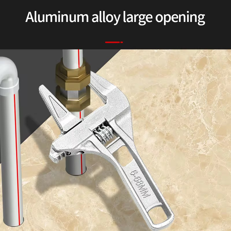 1PC 6-68mm Universal Repair Se - Pipe Wrench Adjustable 评论和价格