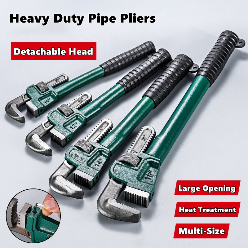 Heavy Duty Carbon Steel Straig - Pipe Wrench Adjustable 评论和价格