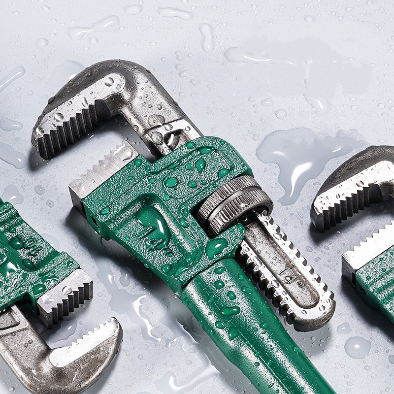 Heavy Duty Carbon Steel Straig - Pipe Wrench Adjustable 评论和价格