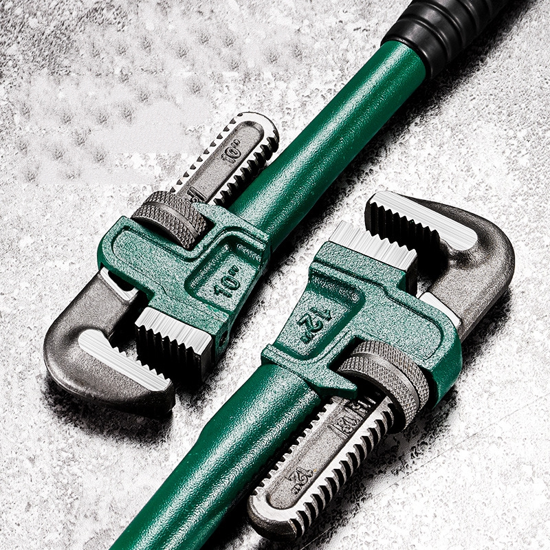 Heavy Duty Carbon Steel Straig - Pipe Wrench Adjustable 评论和价格