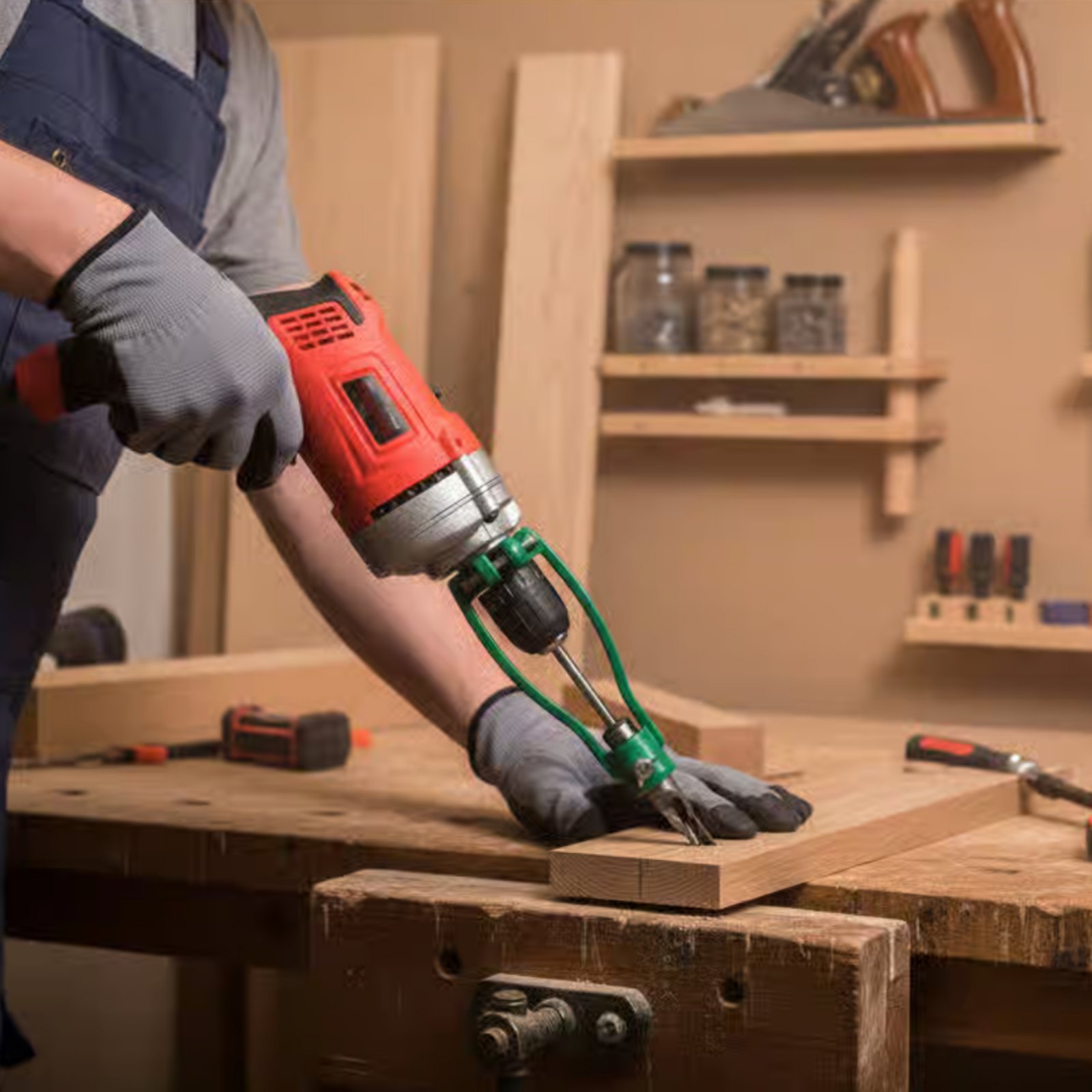 Square Hole Drill Adapter All- - Home Improvement Cast 评论和价格