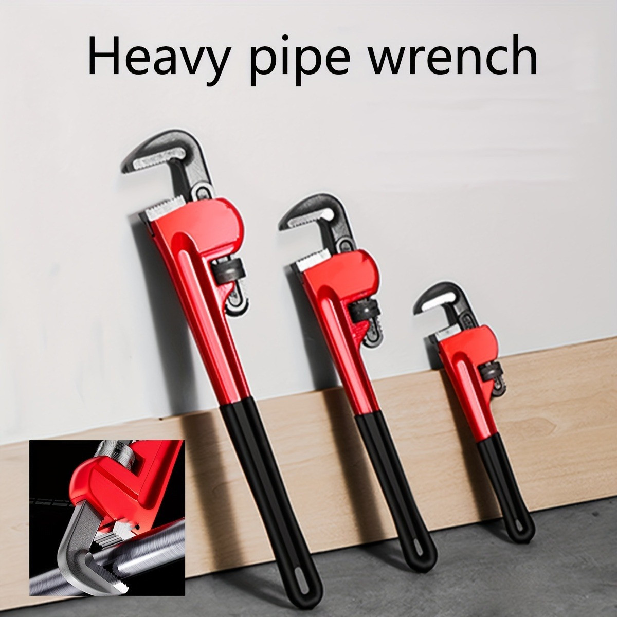 8 inch/10 inch/12 inch Heavy-D - Pipe Wrench Adjustable 评论和价格
