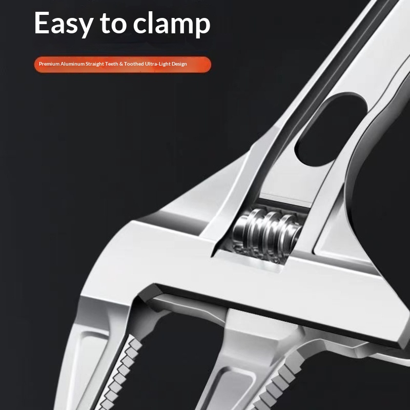 1Pc Large Open 6-75mm Adjustab - Pipe Wrench Adjustable 评论和价格
