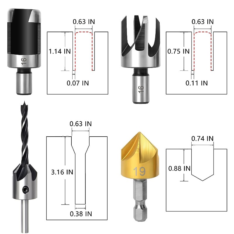 Professional Woodworking Drill - Home Improvement Center 评论和价格