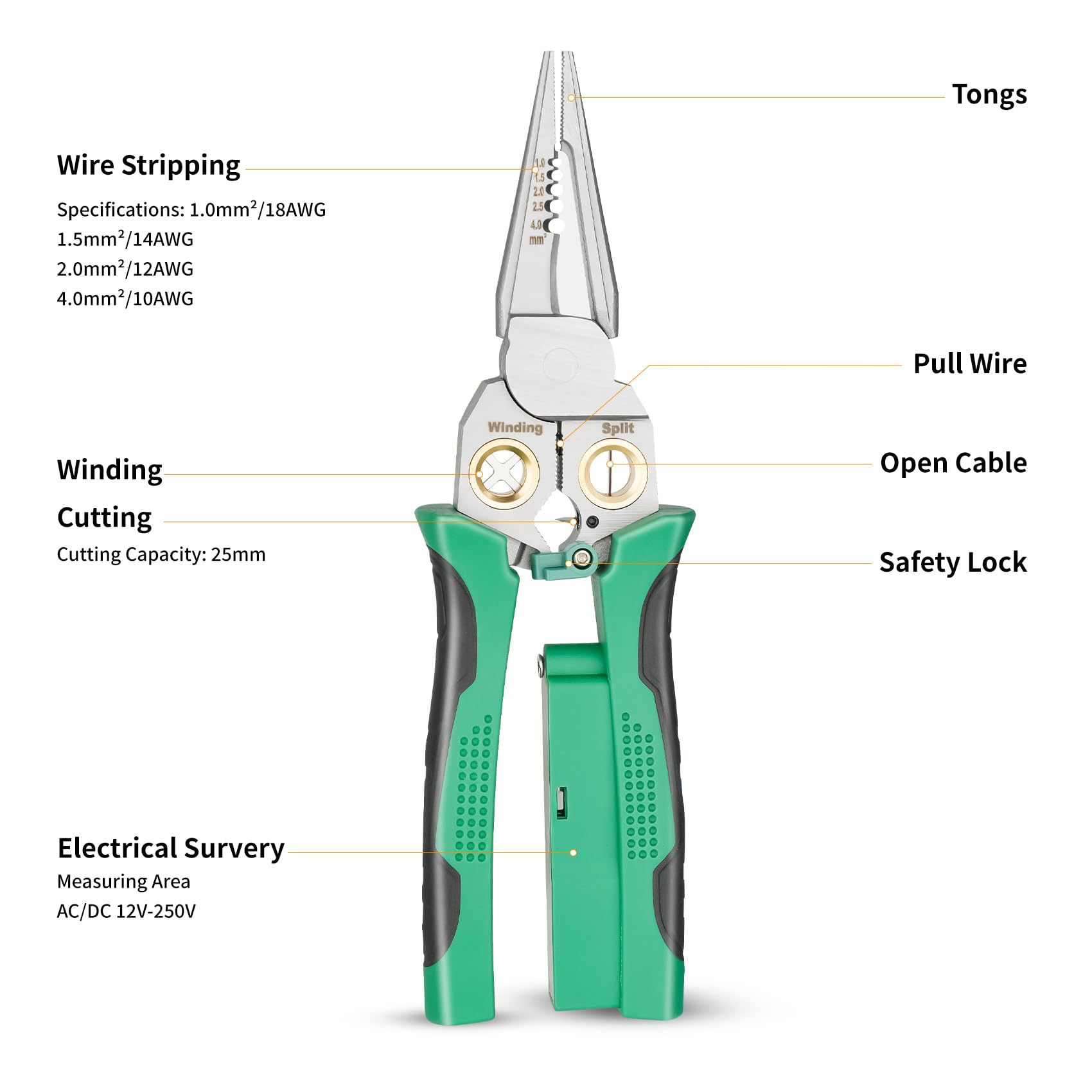 8-in-1 Multifunction Wire Stri - Home Improvement Cast 评论和价格