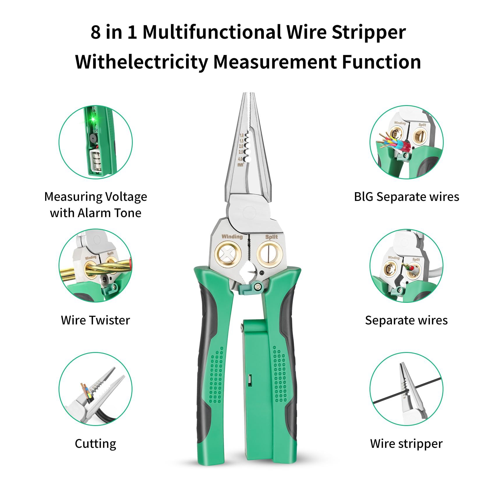 8-in-1 Multifunction Wire Stri - Home Improvement Cast 评论和价格