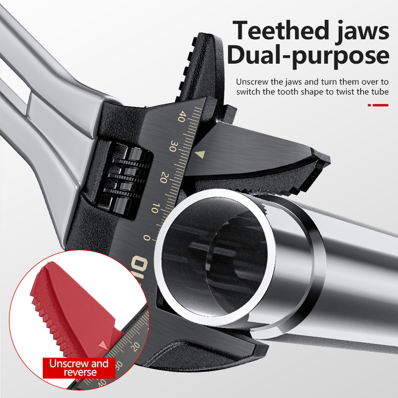 Adjustable Large Open Steel Wr - Pipe Wrench Adjustable 评论和价格