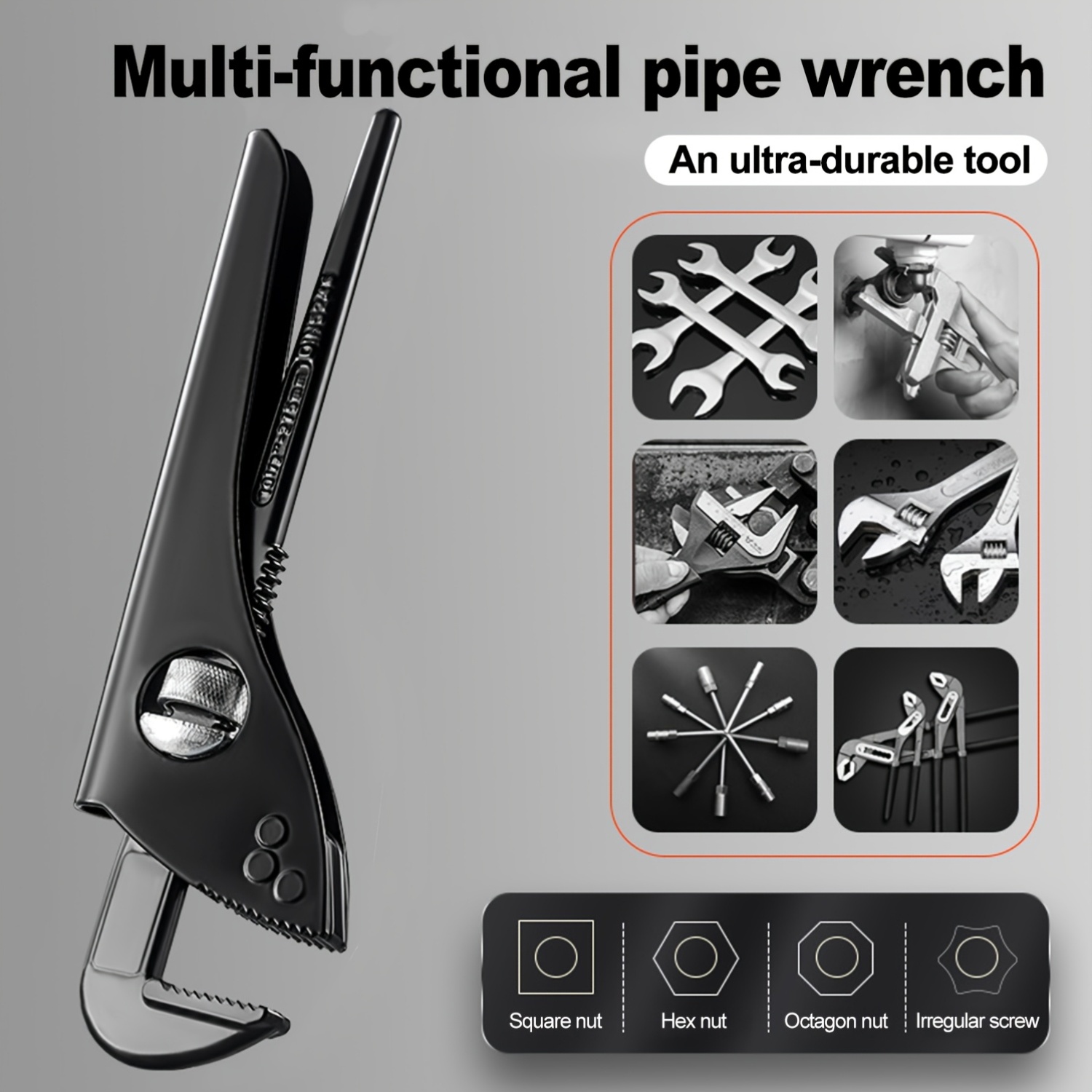Multi-Function Adjustable Pipe - Pipe Wrench Adjustable 评论和价格