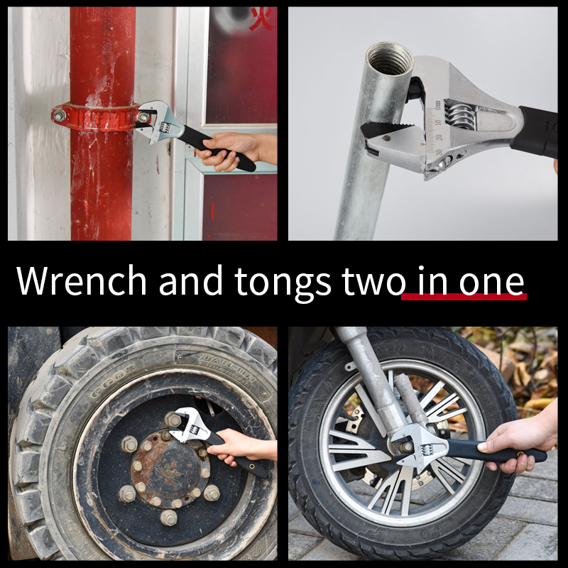 Adjustable Ratchet Wrench with - Pipe Wrench Adjustable 评论和价格